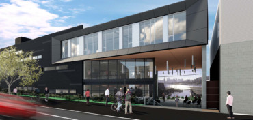 The Fremont NorthShore office building will have a ground-floor cafe facing a new pedestrian mews.